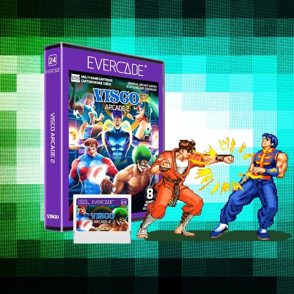 Visco Arcade 2 Evercade and 8 games!