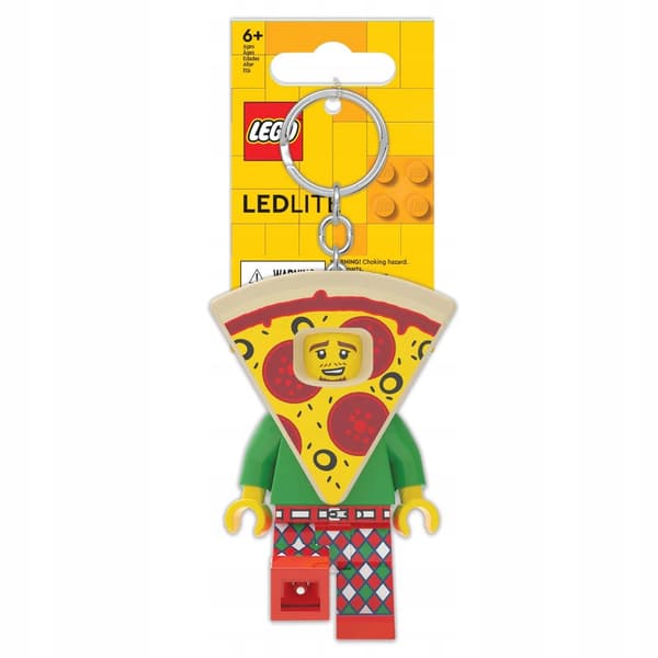 LEGO LED TORCH KEYRING – PIZZA KEYRING WITH TORCH