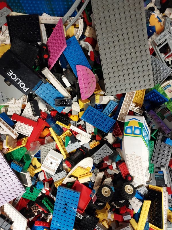 MIX Bricks 4 kg – LEGO + Unsorted second-grade replacements, random selection