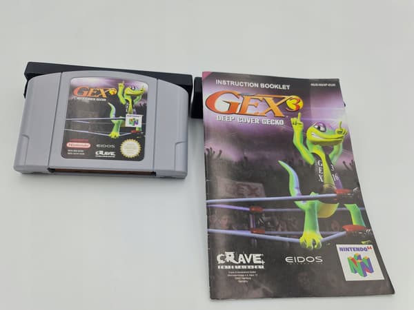 NINTENDO 64 GEX 3 DEEP COVER GECKO