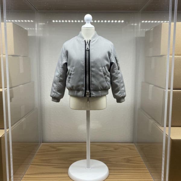 Men's Baseball Jacket for 1/12 Scale Action Figures – Realistic Miniature