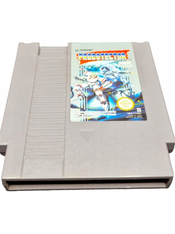 Probotector CONTRA Nintendo NES game + plastic protector