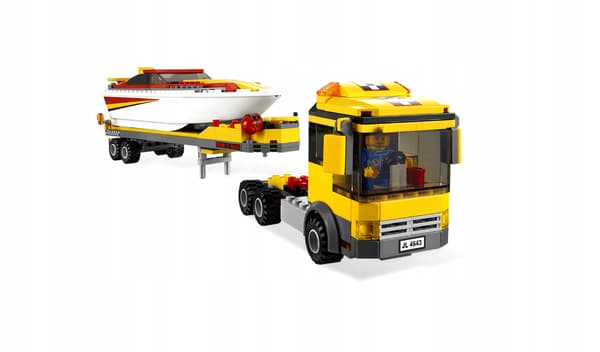 LEGO City 4643 Motorboat Transporter