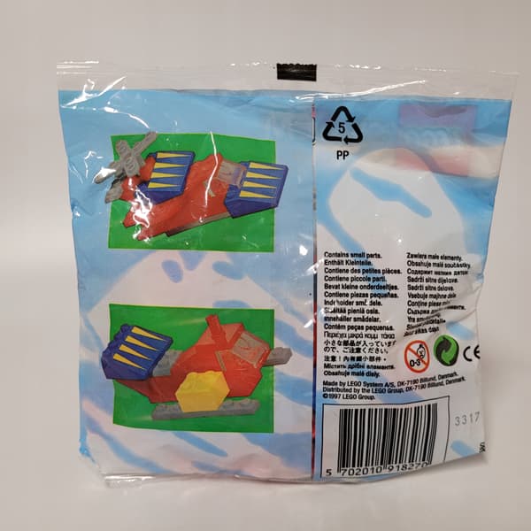 Lego System 1827 Basic polybag helicopter Creator MISB 1997 Father Christmas Christmas tree