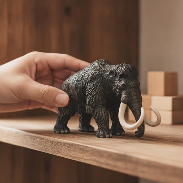 Unassembled PVC Ancient Pachyderm Textured Pl127-1483 281G