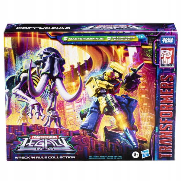 Transformers Generations Legacy Leadfoot and Masterdominus figures