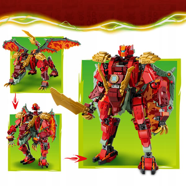 LEGO NINJAGO Wyldfyre Transformable Dragon Mech 71868