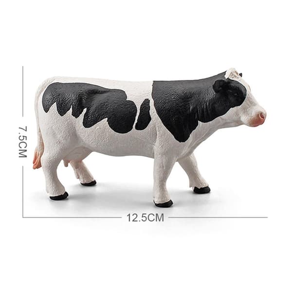REALISTIC PET TOY – COW STATUE – FIGURINE for