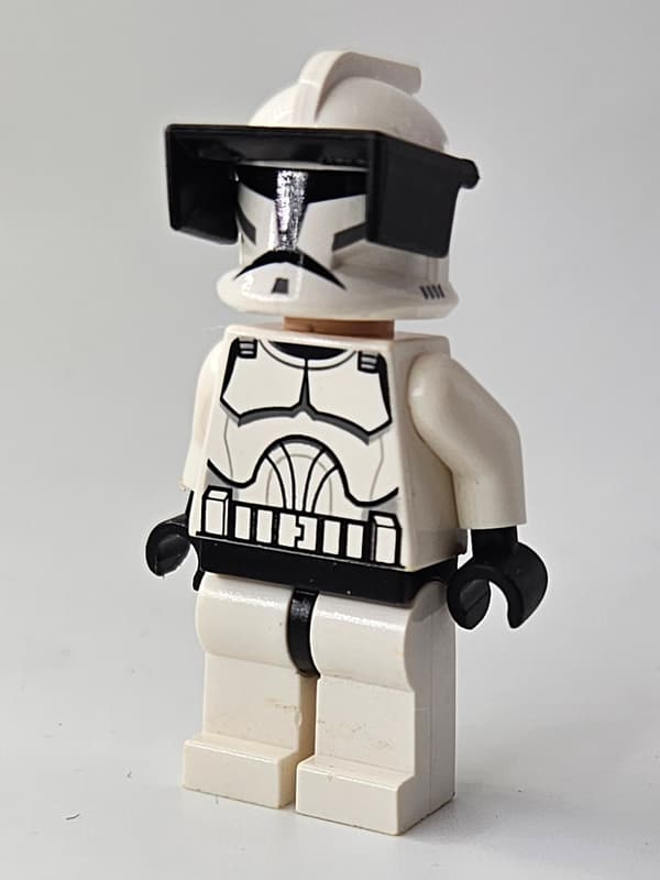 Lego Star Wars minifigure sw0223 Clone Trooper (Phase 1) – Black Visor DEFECT /