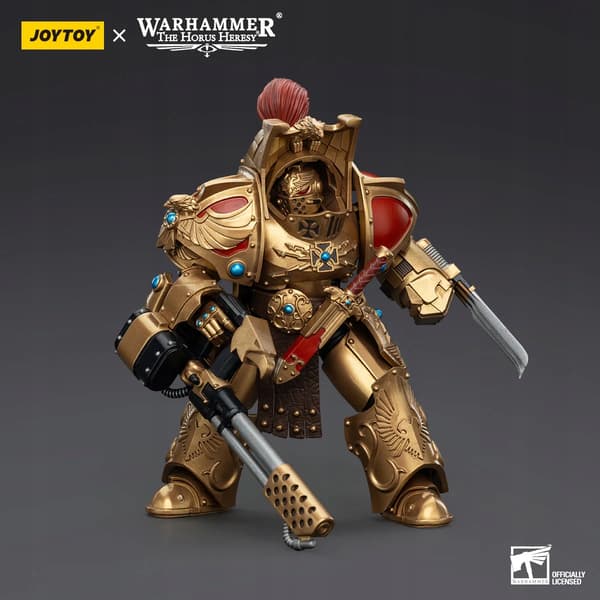 JoyToy Legio Custodes Aquilon Terminator Squad with Infernus Firepike