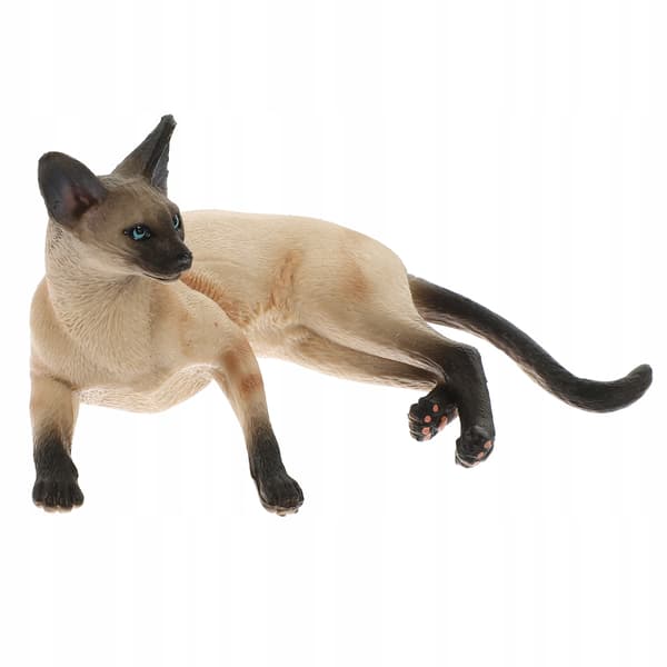 A SMALL, REALISTIC CAT FIGURINE FOR INTERIORS