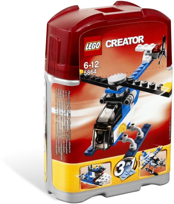 LEGO 5864 Creator 3-in-1 – Small Helicopter, MISB, 2010!