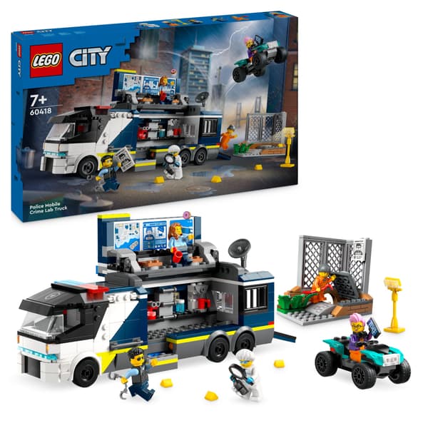 LEGO City 60418 Police Mobile Forensic Lab