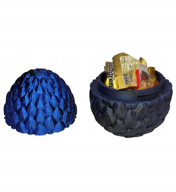 Movable Winged Dragon with Mistic Blue Dragon Egg – Crystal Dragon figurine