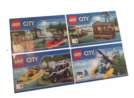 LEGO INSTRUCTIONS – City: Crooks’ Hideout 60068, 2015