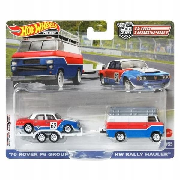 HOT WHEELS PREMIUM TRANSPORT '70 ROVER P6 GROUP 2