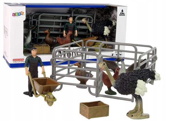 6 pet figures in a box