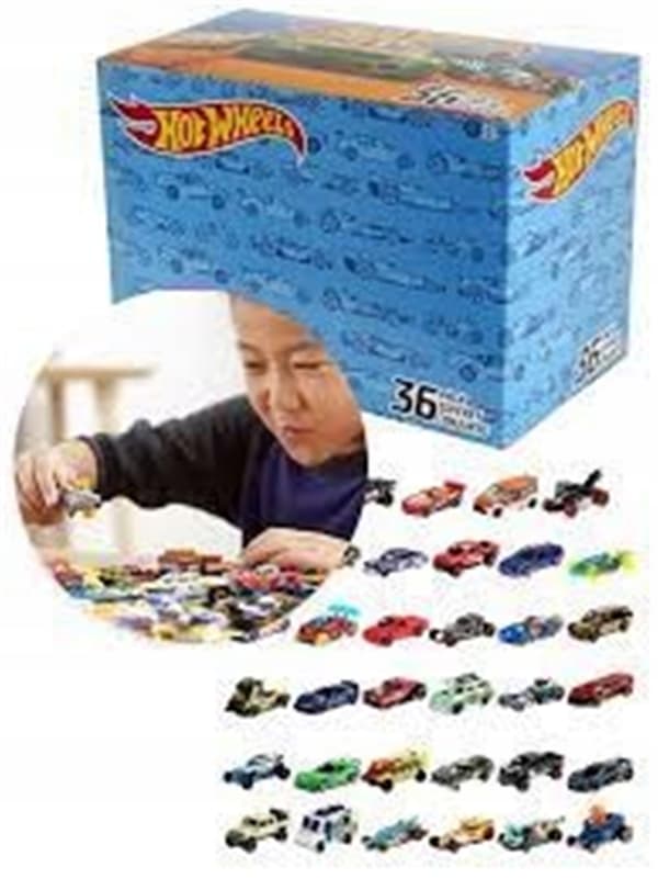 Hot Wheels 36 SPRING-DRIVEN CARS - SET
