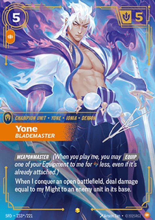 Riftbound SFD Yone, Blademaster