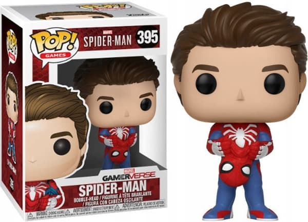Funko Pop! Marvel Spider-Man 395 Spider-Man Unmasked Bobble-Head figurine