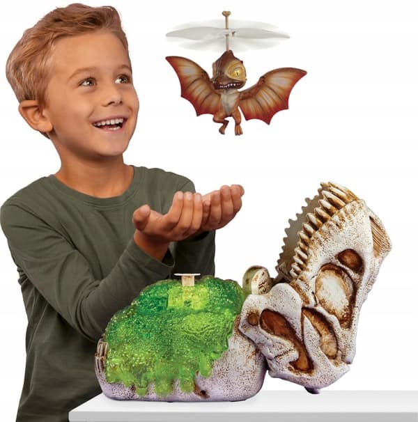 GrossMos flying dinosaur – interactive, hand-controlled Gross-a-Saurus