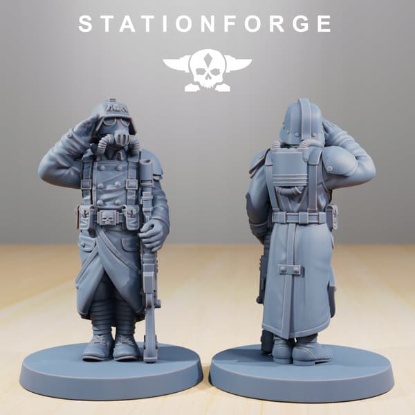 Grimguard Marching Poses – Station Forge – 3D printing