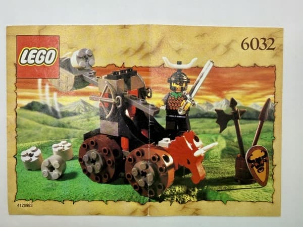 LEGO Castle Set 6032 Catapult Crusher + instructions