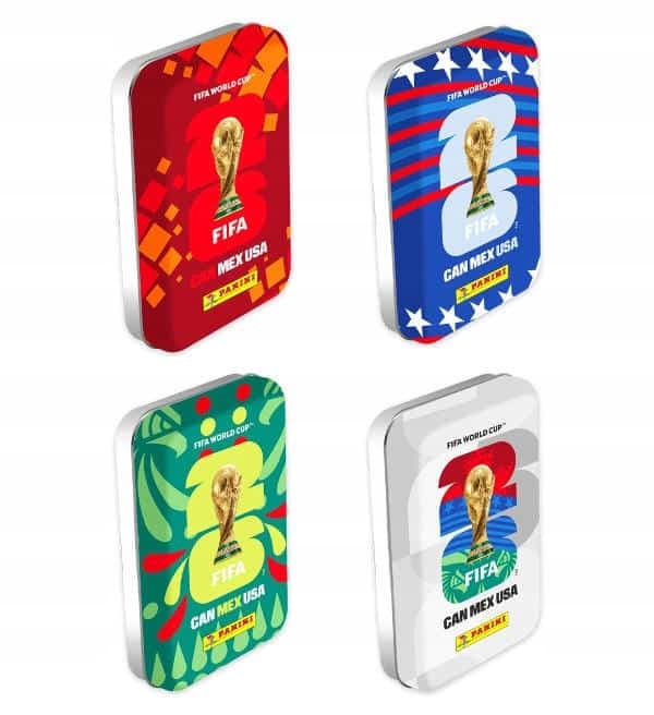 FIFA World Cup 2026 Mini TIN sticker collection: 8 sachets