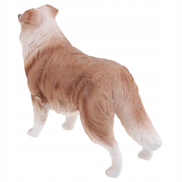 PLASTIC DOG FIGURINE FOR DESKS AND INTERIOR DECORATION