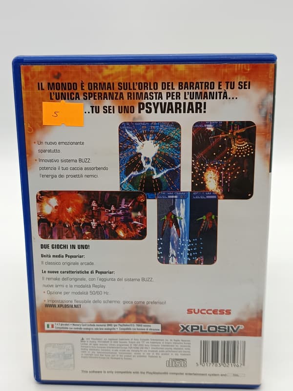 Psyvariar for PlayStation 2 (PS2) – boxed version