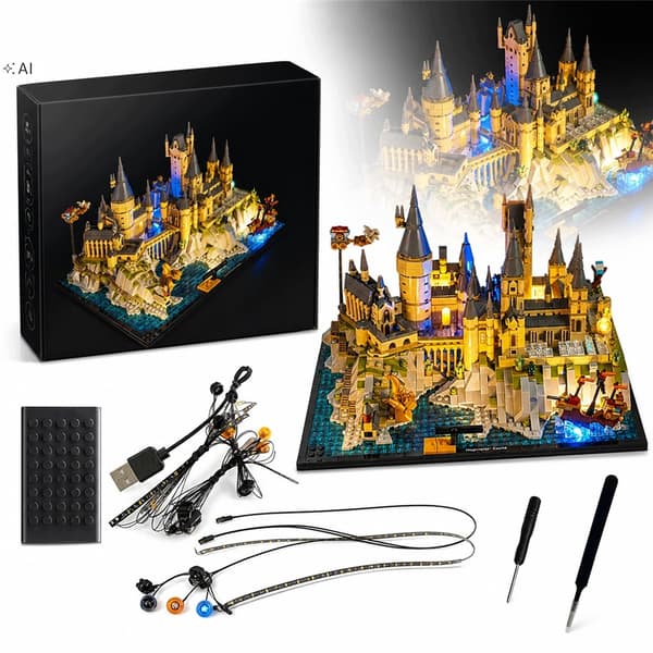 LED lighting set for LEGO Hogwarts 76419