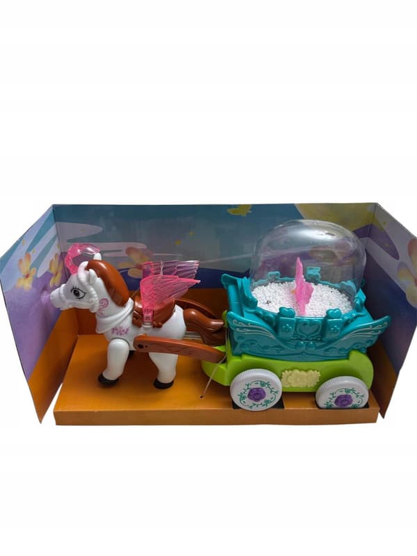 Interactive Unicorn Carriage with Lights and Sounds – 3+