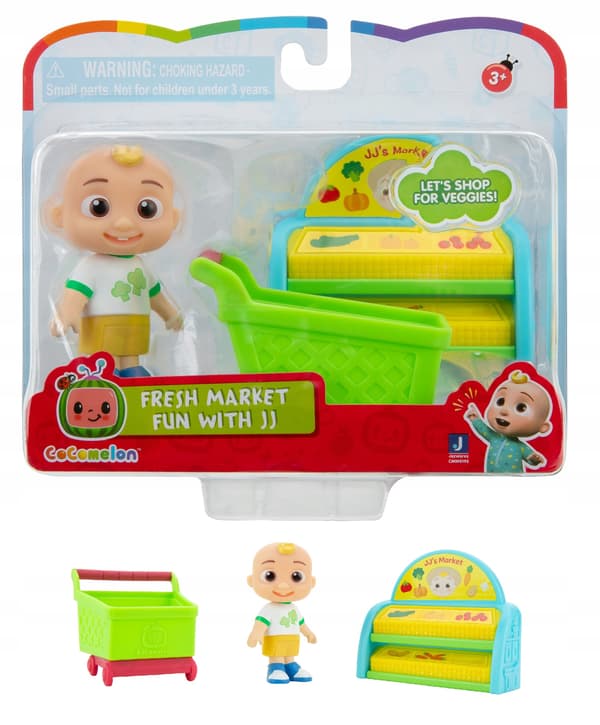CoComelon Vegetable Stall Set + JJ Figurine