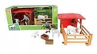 Farm Set with Animal Pen: Creative Play and Learning