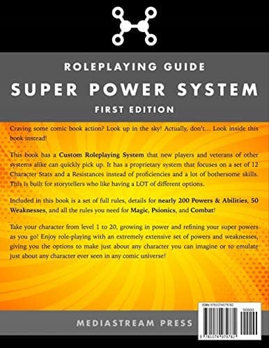 Super Power System: Roleplaying Guide: 1