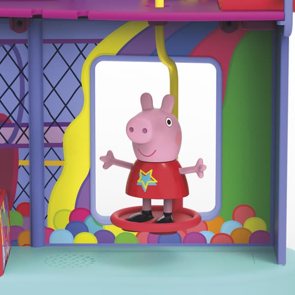 Peppa Pig toy set featuring Peppa Pig and Rebecca Rabbit figures