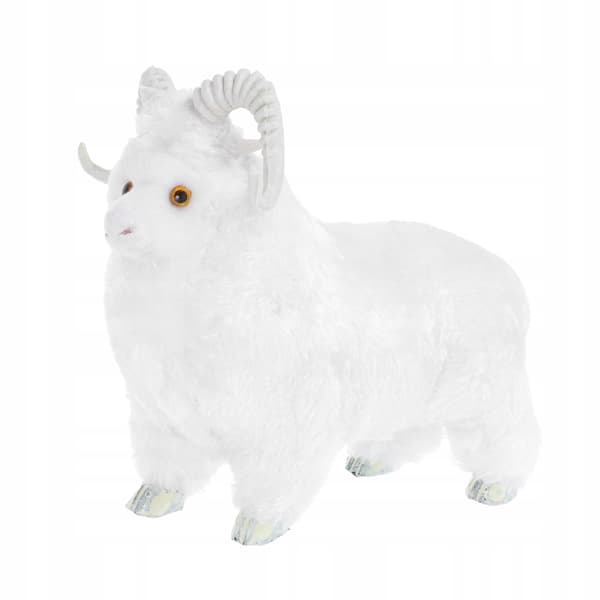 WHITE PLUSH SHEEP – A REALISTIC DECORATION AND TOY