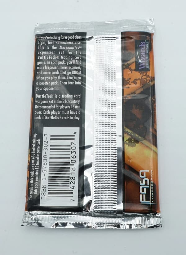 Battletech TCG Mercenaries Booster Pack WOC 6307