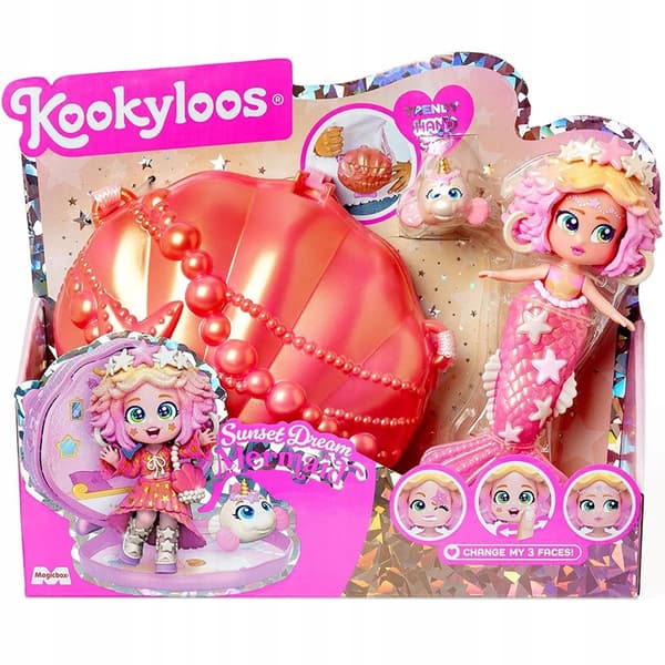 KOOKYLOOS Mermaid Sunset Dream Set: Mermaid and Shell