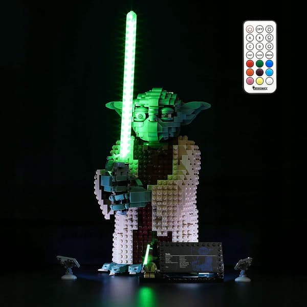 BRIKSMAX LED for LEGO Yoda 75255 RGB USB remote control (without bricks)