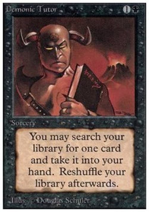 Magic: The Gathering Demonic Tutor