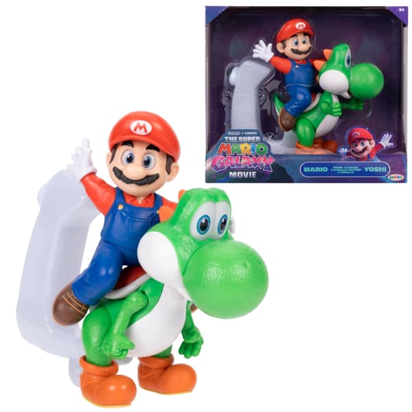 SUPER MARIO GALAXY FILM: MARIO RIDING YOSHI – INTERACTIVE MARIO FIGURE