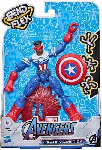 Avengers Bend N Flex Captain America F0971 Captain