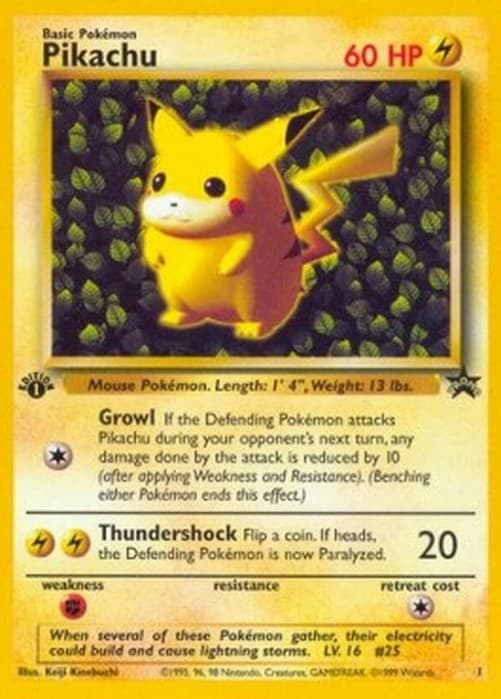 Pokemon TCG Pikachu