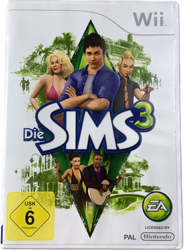 THE SIMS 3 disc – very good+ condition, complete set for NINTENDO WII