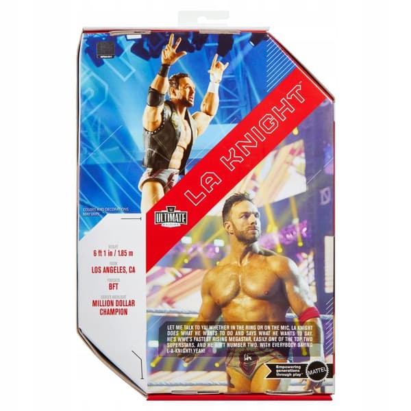 Mattel WWE Ultimate LA Knight action figure, 15 cm