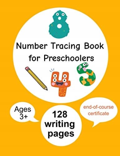 Number tracing for pre-schoolers: Number tracing workbook, Number Writing