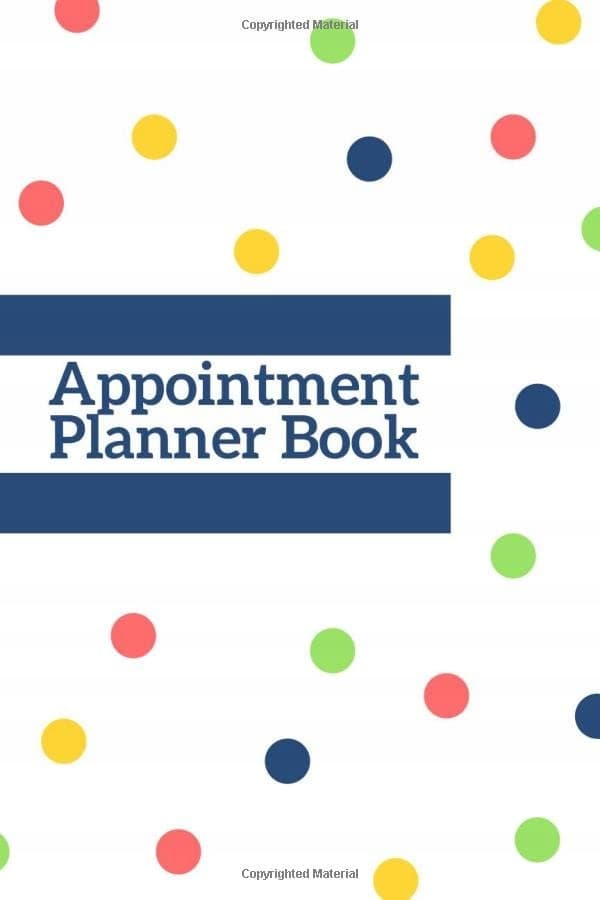 Round colours, Appointment Planner Book: Size 6 by 9 | 121 pages | Basic book