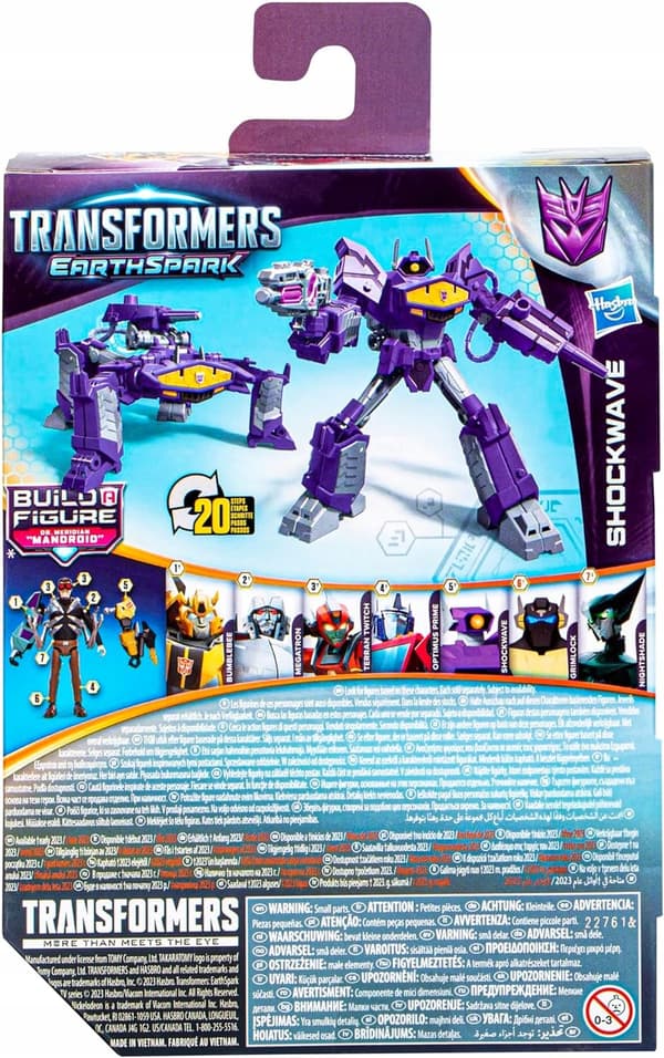 HASBRO Transformers EarthSpark Shockwave Figure