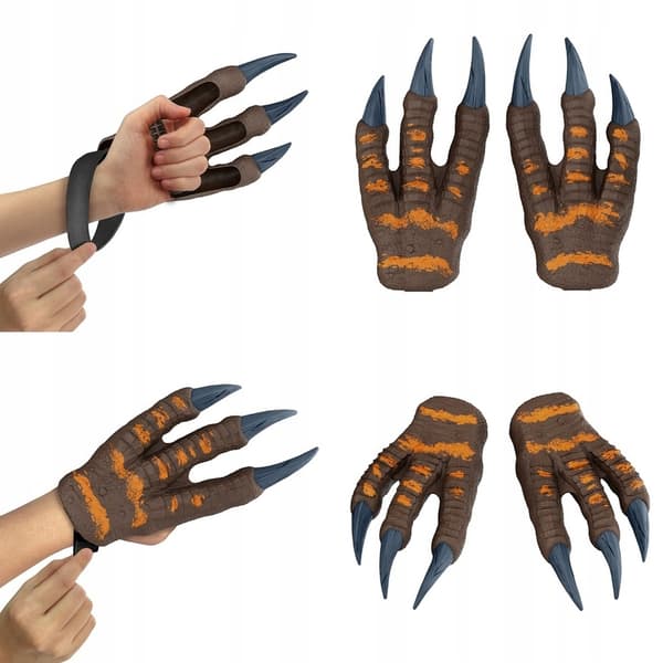 Jurassic World SET: Dinosaur Claw Gloves – Spinosaurus Battle Claws 4+
